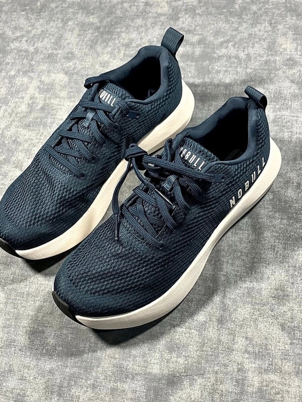 NOBULL Allday Knit Athletic Shoes Blue & White US 11